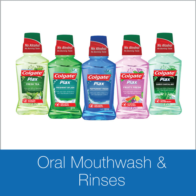 Oral Mouthwash & Rinses