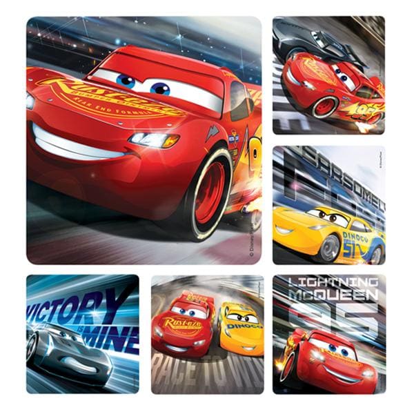 Stickers Cars 3 Assorted 100/Rl