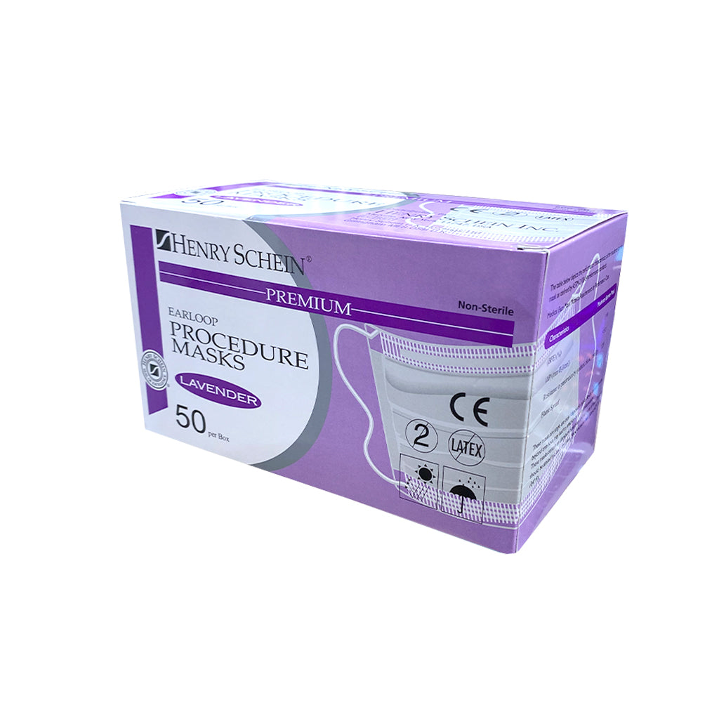 [ORALWK] HS Earloop Procedure Face Mask ASTM Level 1 Lavender 50/Box
