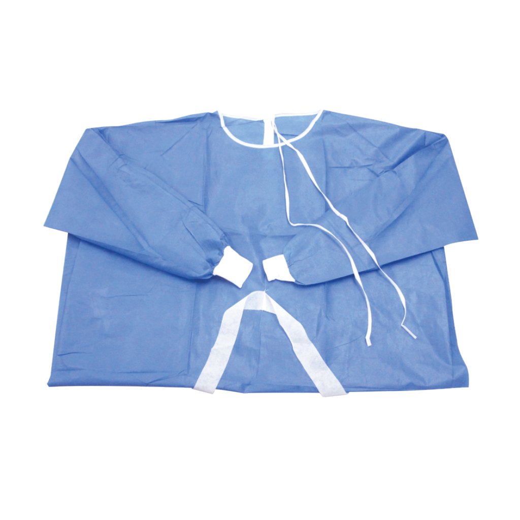 [ORALWK] HS Isolation Gown 35gsm SMS Knitted Cuff 50/Carton