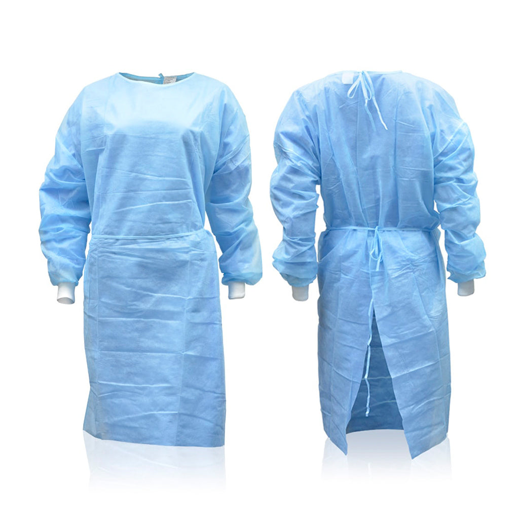 Medicom Isolation Gown 30g Regular Blue 50/Carton