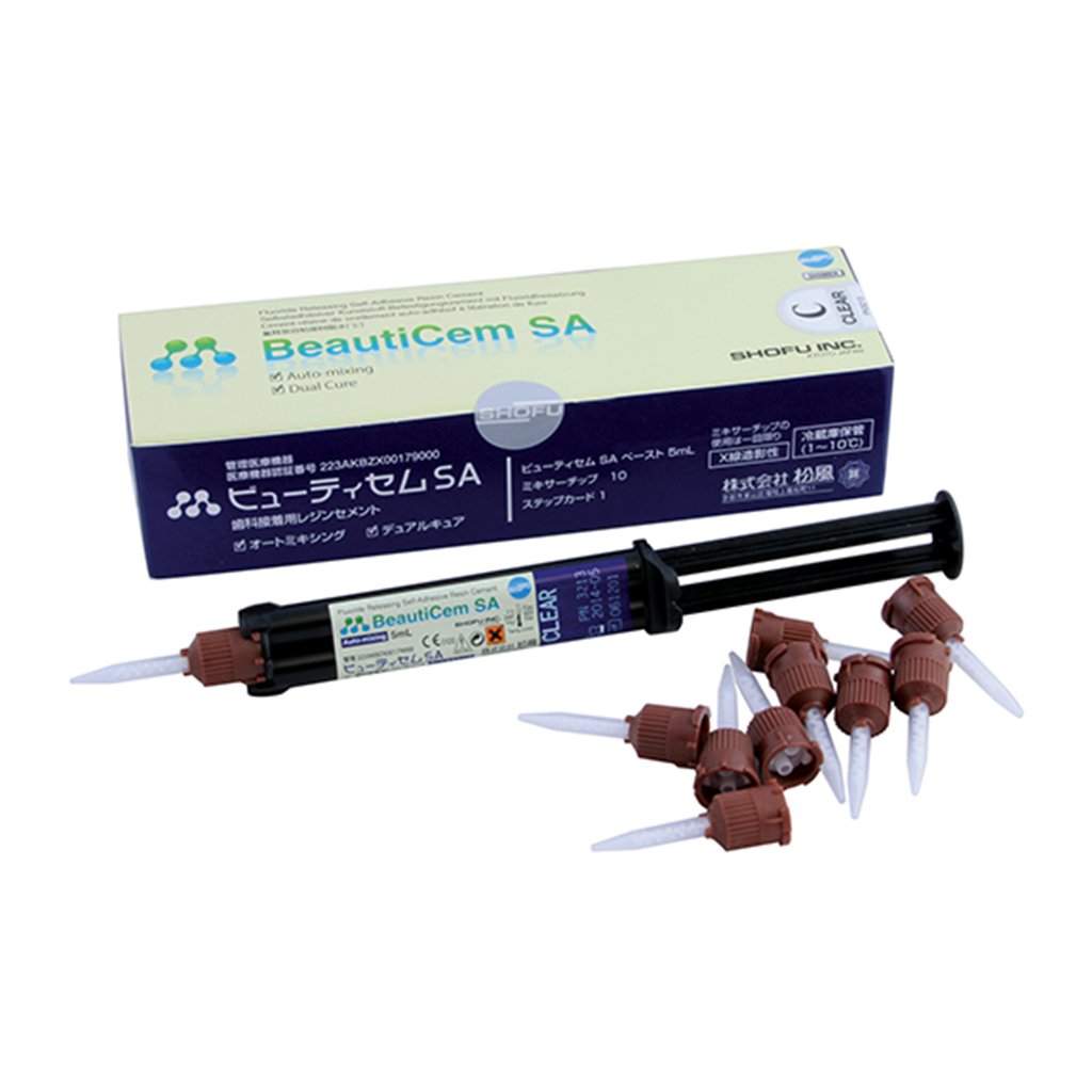 Shofu BeautiCem SA Auto Mixing Syringe Set Clear 5ml