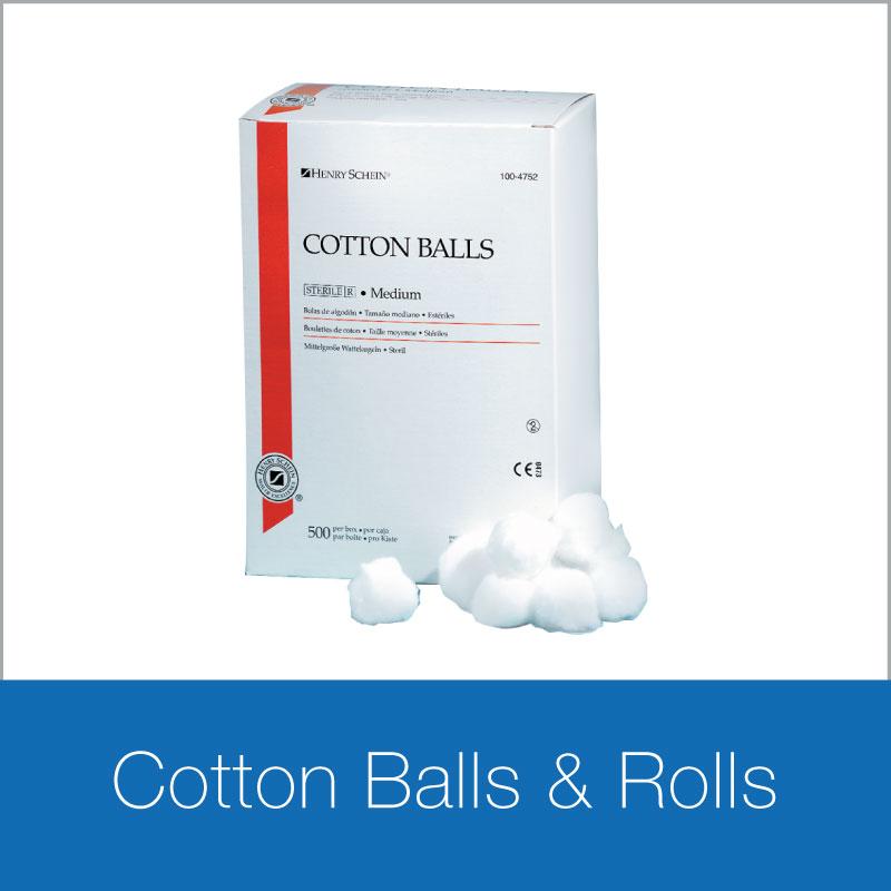 Cotton (Balls, Rolls)