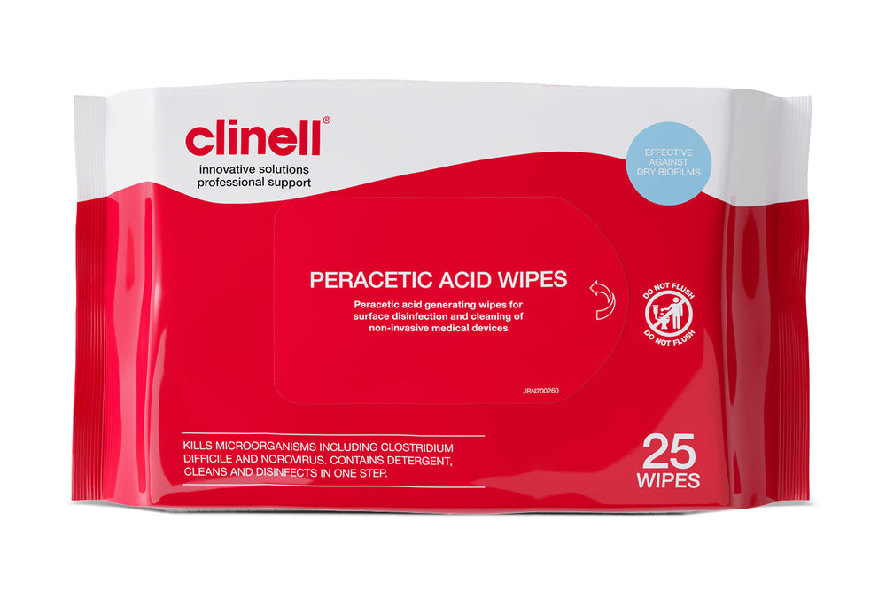 Medicom Clinell Peracetic Acid Wipe 25 sheets/pack