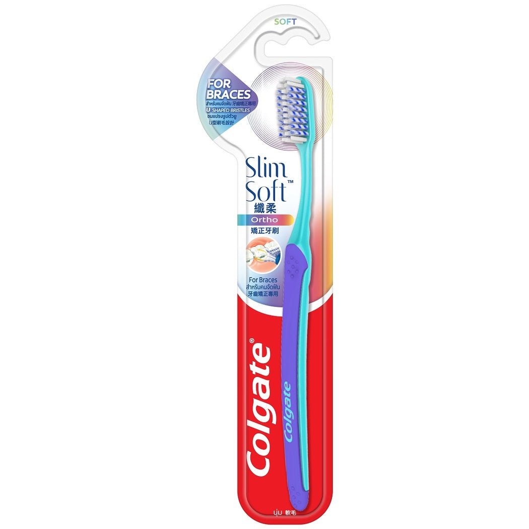 Colgate U-Shaped SlimSoft Ortho Toothbrush 12/Dozen
