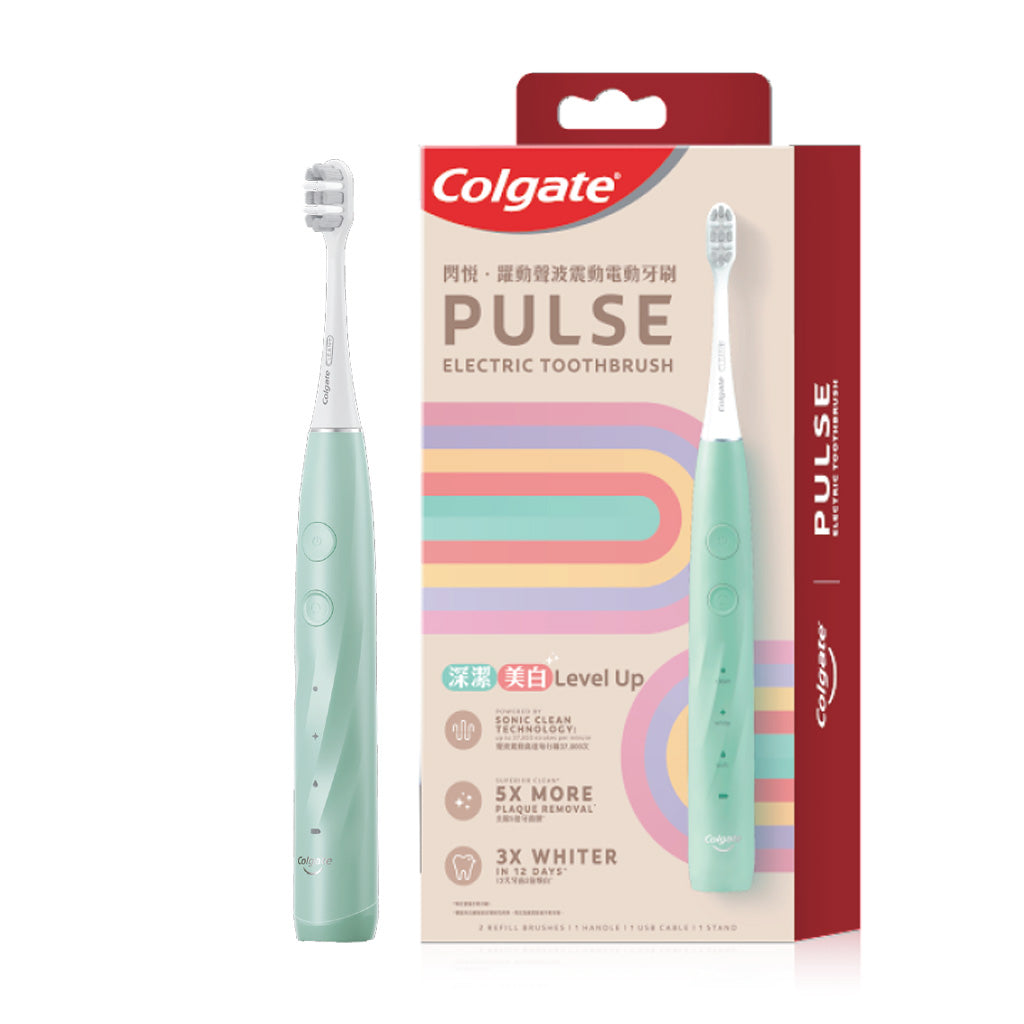 Colgate Pulse Sonic Electric Toothbrush - Green Each