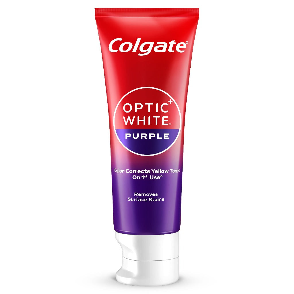 Colgate Optic White Purple Teeth Whitening Toothpaste 12/Dozen