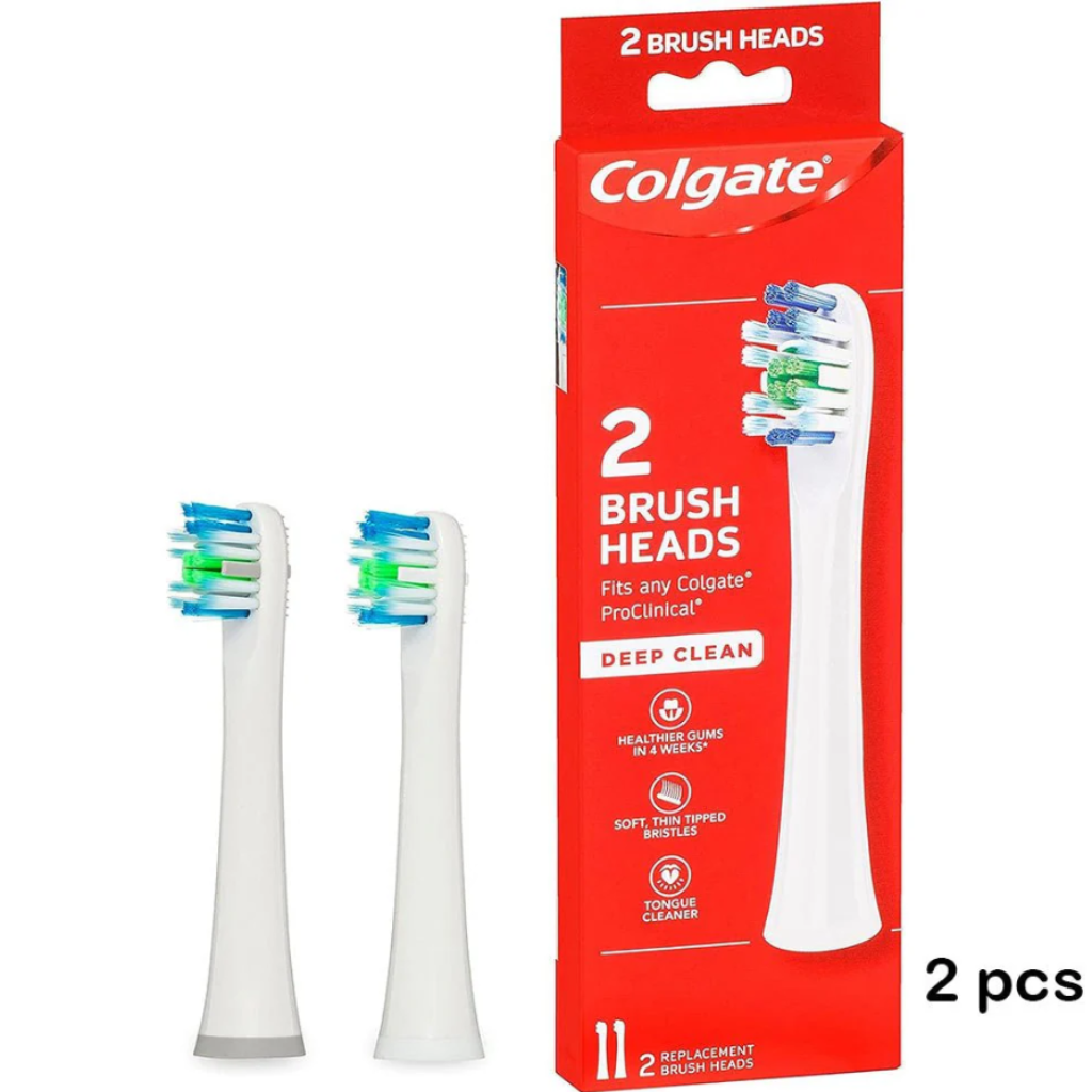2点、80ml Colgate ProClinical Brush Head White Refill, 2's/Pack - HSHK