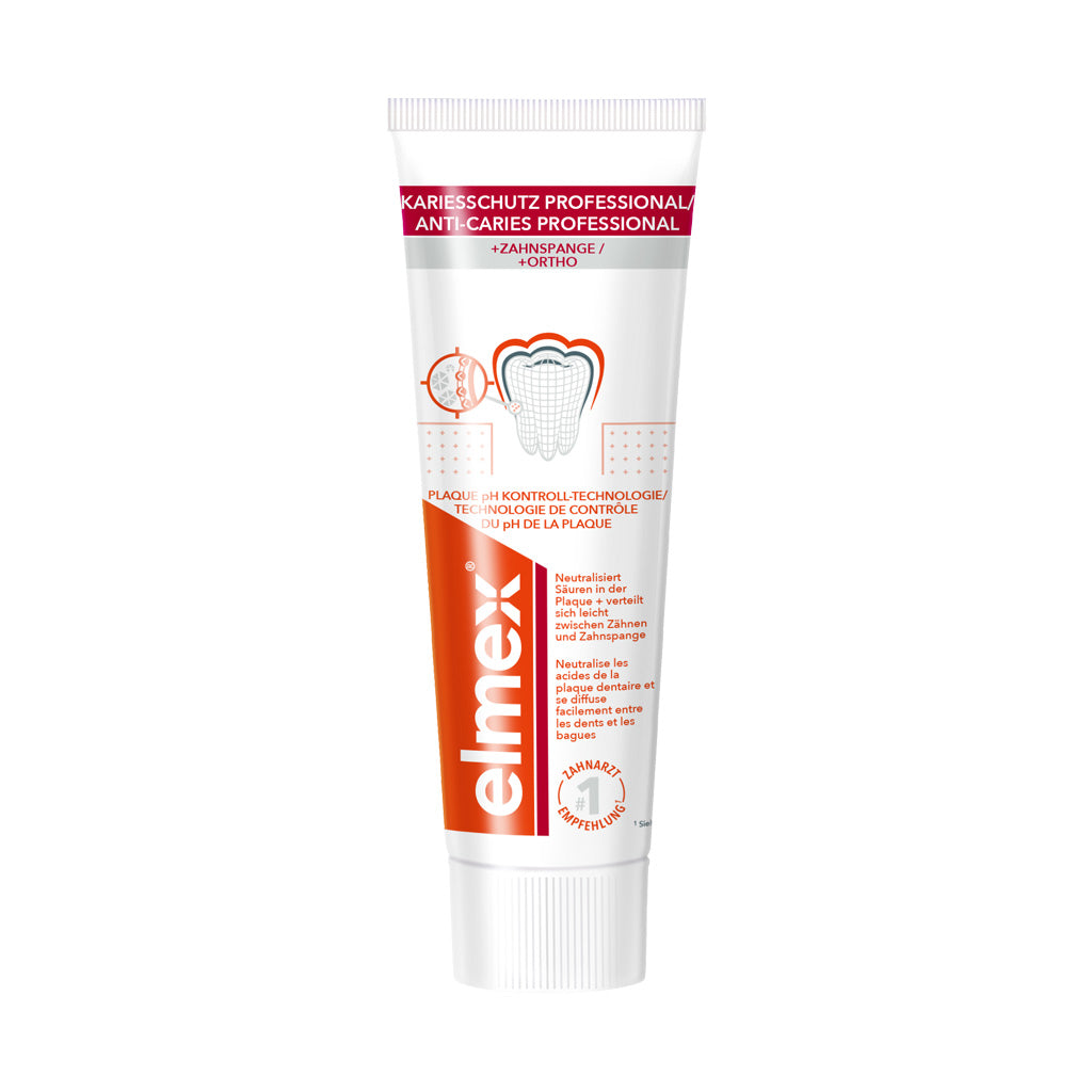 Elmex Ortho Toothpaste 75ml 12's (Dozen)