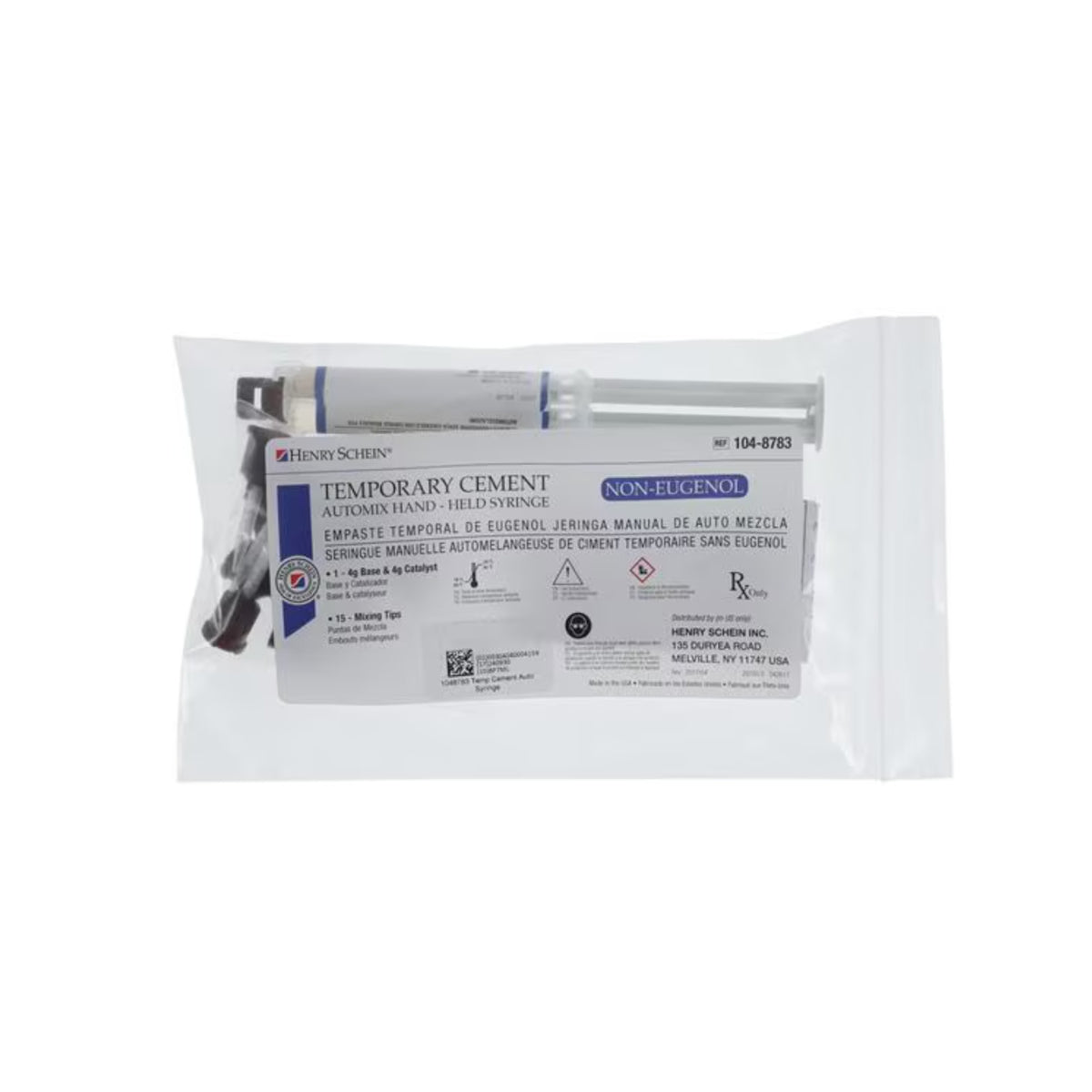 HS Temporary Cement Non-Eugenol Automix Handheld Syringe Each