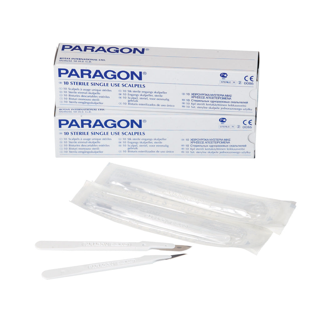 Medicom Paragon® Disposable Sterile Scalpels #10 10pcs/bx