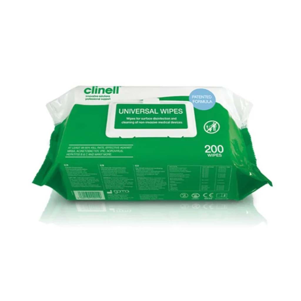 Medicom Clinell Universal Wipes CW200 200&#39;s/bag