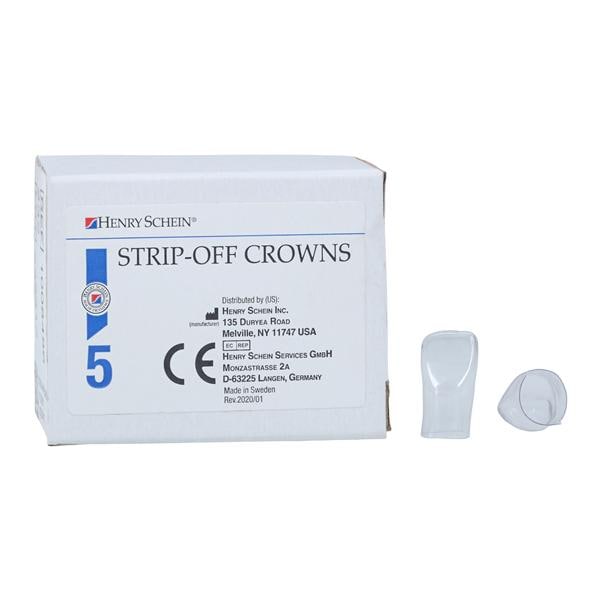 Strip Off Crown Form Size 114 Rep Crns Upper Right Central Anterior 5/Bx
