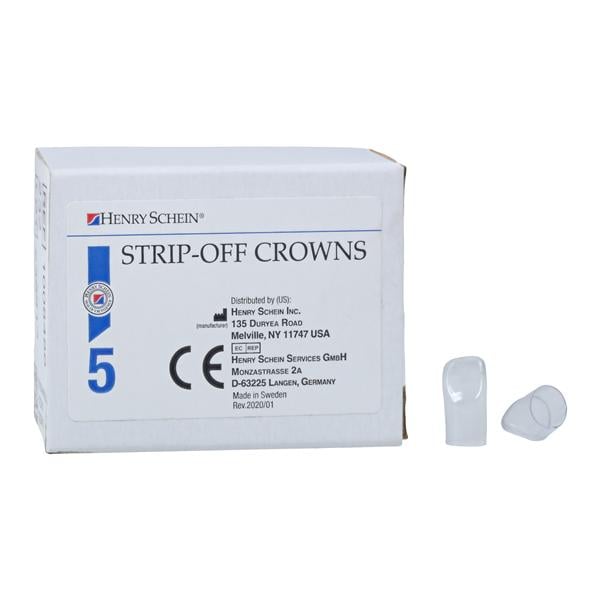 Strip Off Crown Form Size 125 Rep Crns Upper Right Lateral Anterior 5/Bx