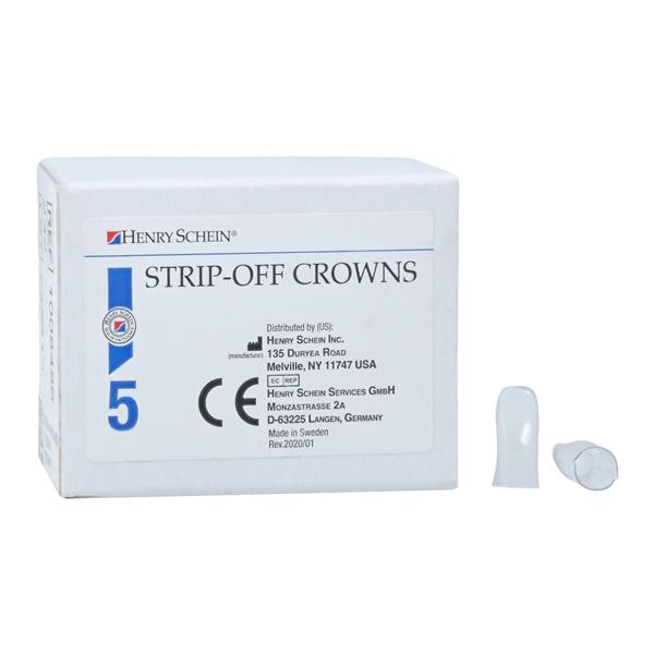 Strip Off Crown Form Size 413 Replacement Crowns Lower Right Anterior 5/Box