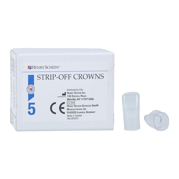 Strip Off Crown Form Size 213 Rep Crns Upper Left Central Anterior 5/Bx