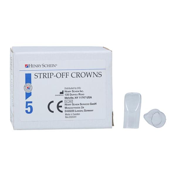 Strip Off Crown Form Size 113 Rep Crns Upper Right Central Anterior 5/Bx