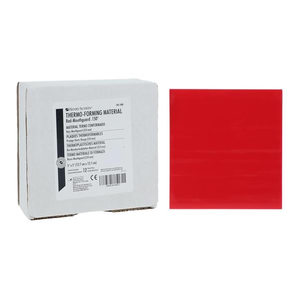 HS Mouthguard Mat Red .150 12/Pk