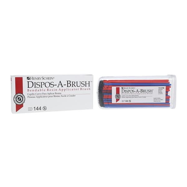 HS Dispos-a-Brush Assorted Std Bristle 144/Bx