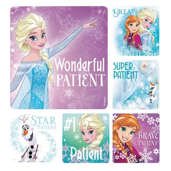 Sticker Disney Frozen Patient Asst 2.5x2.5 100/Rl