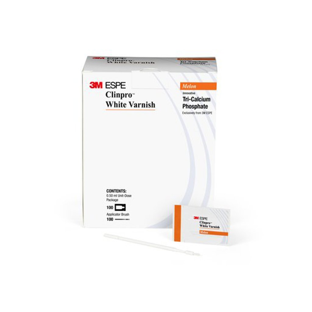 [3MQ2] 3M Clinpro White Varnish 5% Sodium Fluoride Varnish Melon 100/Box