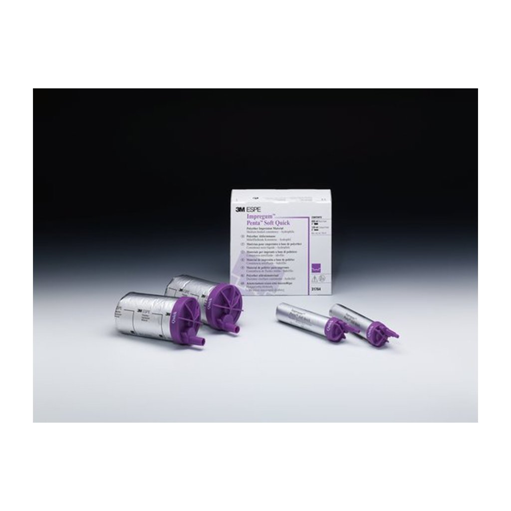 [3MQ4] 3M ESPE Impregum Penta Soft Quick Medium Body Standard Pack 2 x 300ml Base 2 x 60ml Catalyst