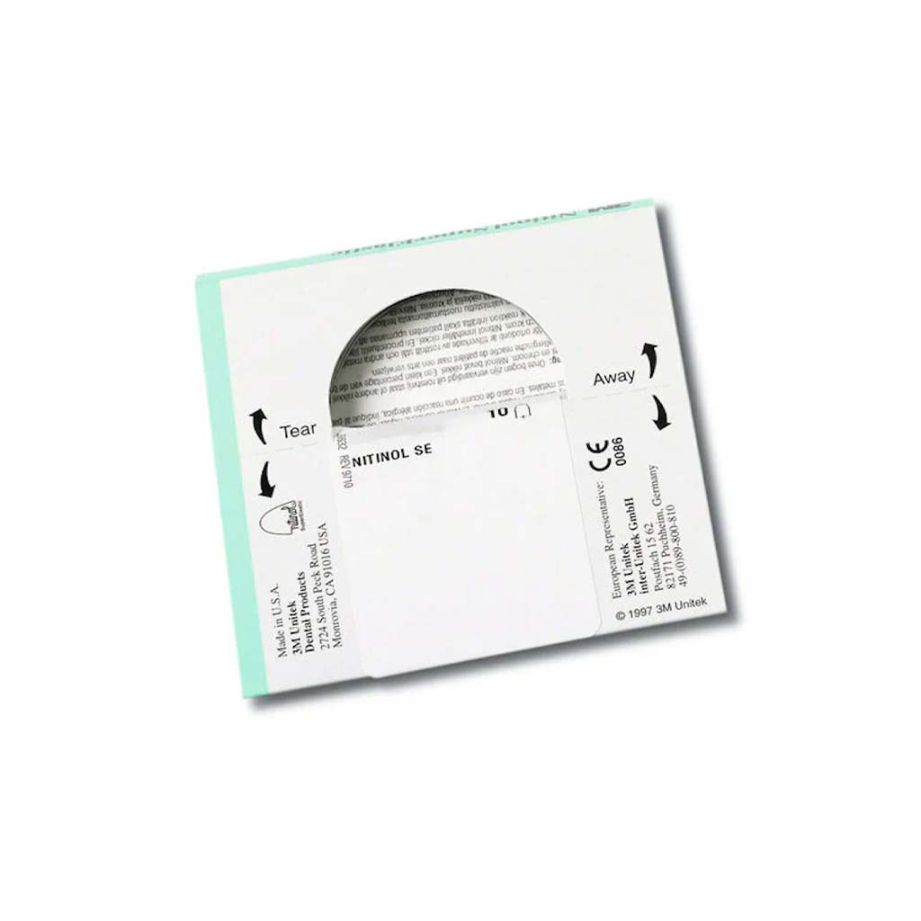 3M Nitinol Super-Elastic NiTi OrthoForm II Square Archwire, Upper .016x.022", 10 pcs/pack
