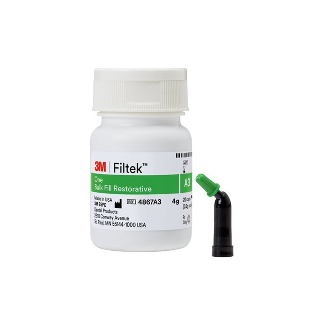 [3MQ2] 3M Filtek One Bulk Fill Restorative Capsules A3 20 x 0.2g