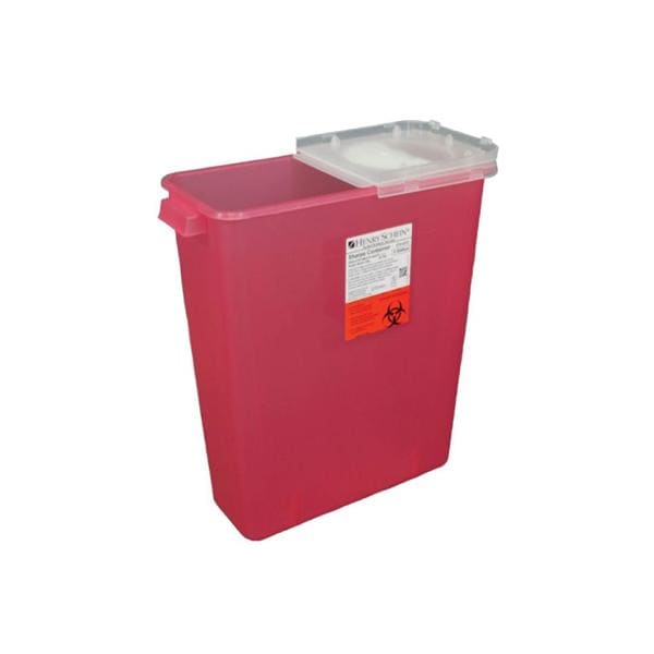 HS Sharps Container 3gal Red Ea