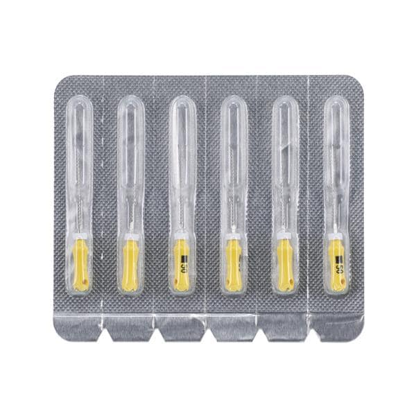 Maxima K-File Size 50 21 mm Yellow Sterile 6/Pk