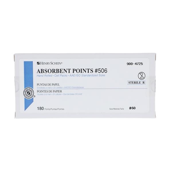 HSI Absorbent Points Size 60 Cell Package #506 180/Bx