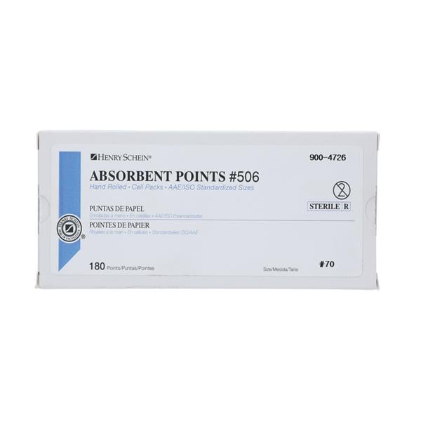 HSI Absorbent Points Size 70 Cell Package #506 180/Bx