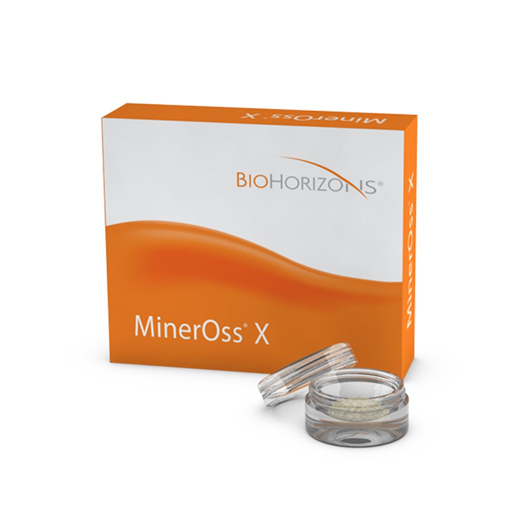 BioHorizons Xenograft MinerOss X Cancellous Particle Size: 250-1000 microns, 0.5g/1.0cc