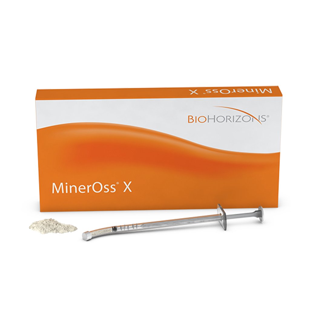 BioHorizons Xenograft MinerOss X Syringe, Particle Size: 250-1000 microns, 0.5cc/Syringe