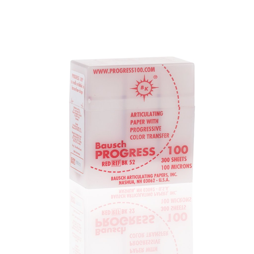 Bausch PROGRESS 100μ Plastic Dispenser Red 300 Strips/Pack