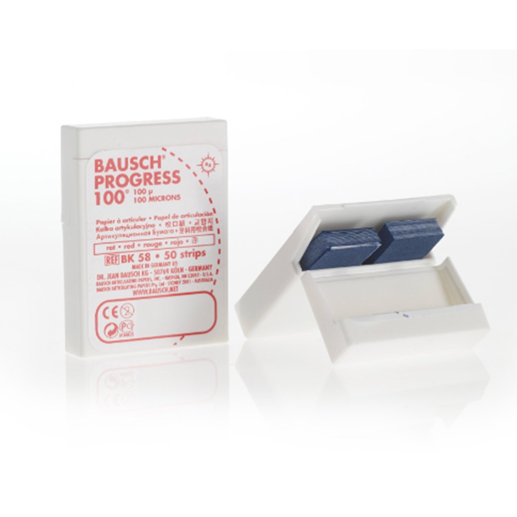 Bausch PROGRESS 100μ Plastic Dispenser Red 50 Strips/Pack