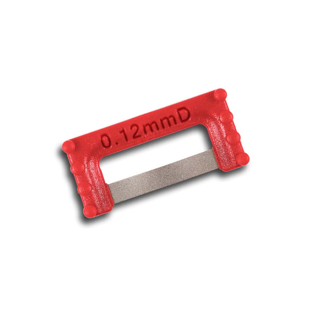 ContacEZ IPR Strip 2-Sided Red Opener, 0.12mm, 16 Pcs/Pack