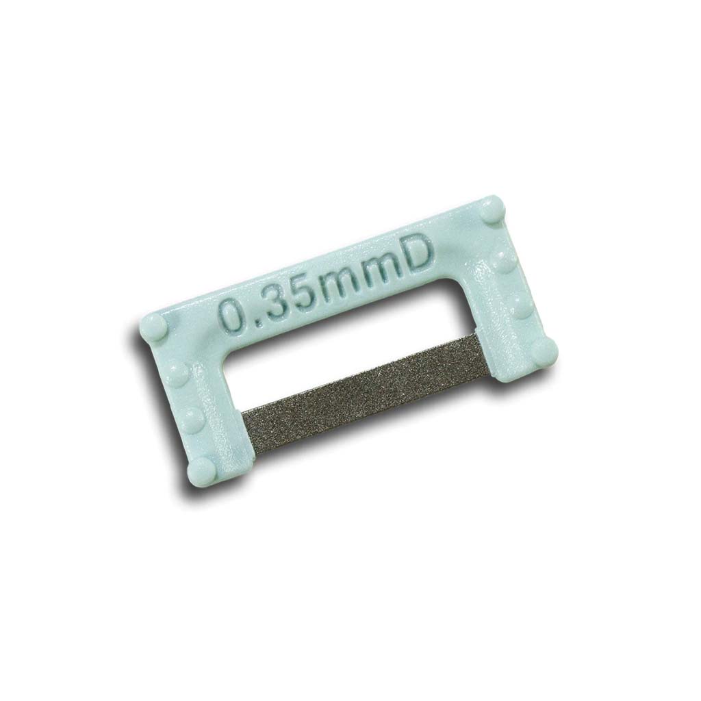 ContacEZ IPR Plus Strip 2-Sided Mint Widener, 0.35mm, 8 Pcs/Pack