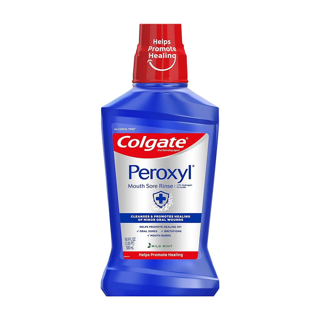 Colgate Peroxyl Mouthwash 500ml 6 Bottles