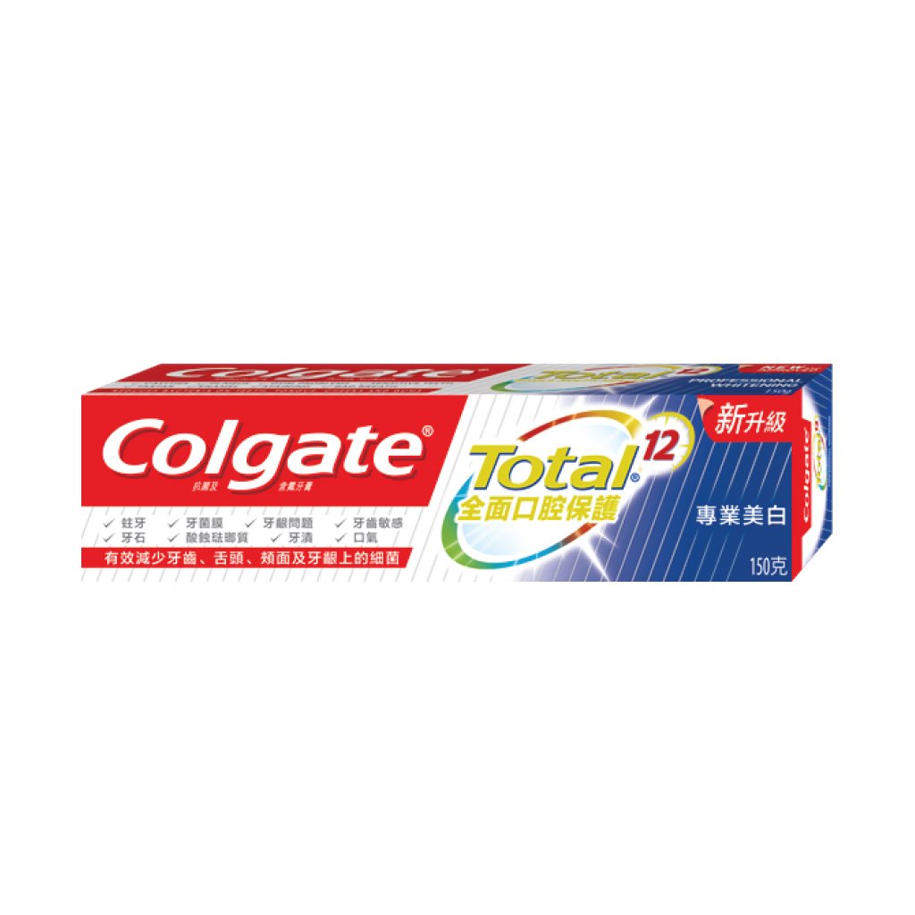 Colgate Total Pro-Gum Health Whitening Toothpaste Gel Form 110g 12/Dozen