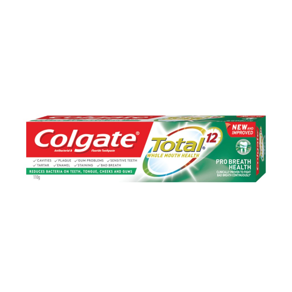 Colgate Total Pro Breath Health Toothpaste Paste Form 110g 12/Dozen