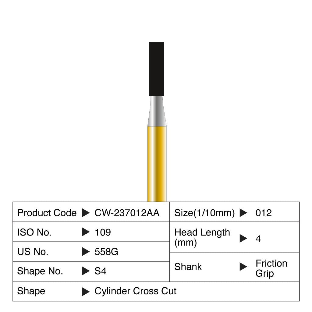 Coltene Diatech Speedstar S4 #012 Head Length 4mm FG 5/Pack