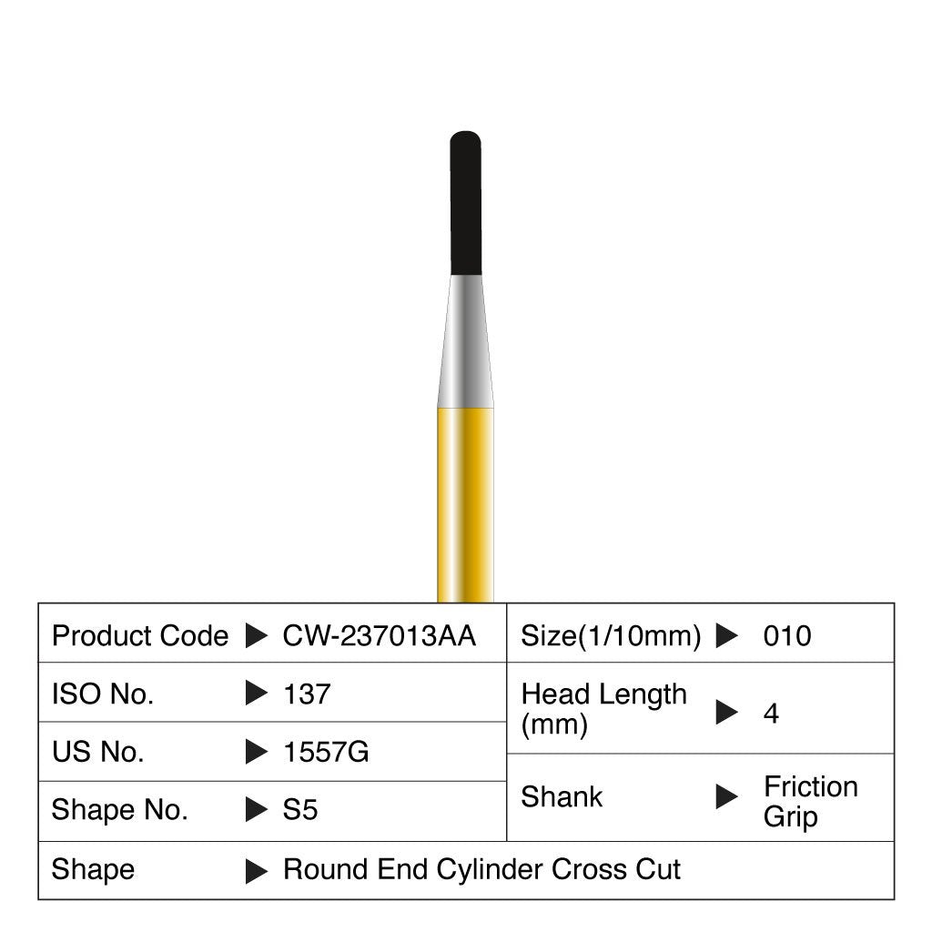 Coltene Diatech Speedstar S5 #010 Head Length 4mm FG 5/Pack