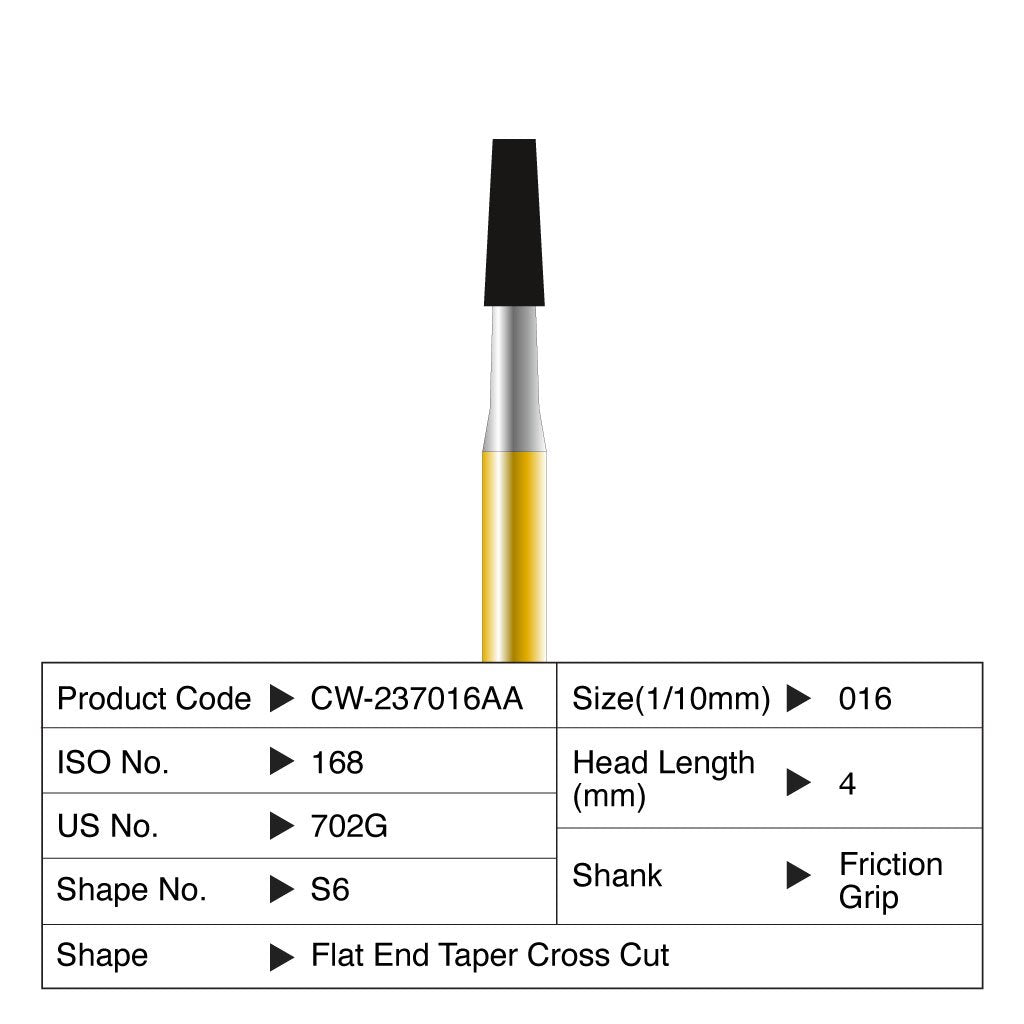 Coltene Diatech Speedstar S6 #016 Head Length 4mm FG 5/Pack