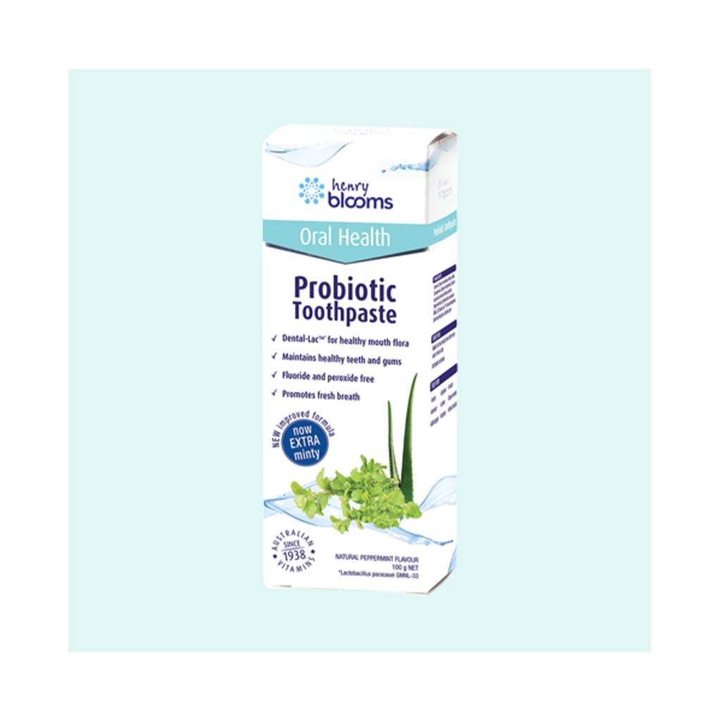 Henry Blooms Probiotic Toothpaste 100g