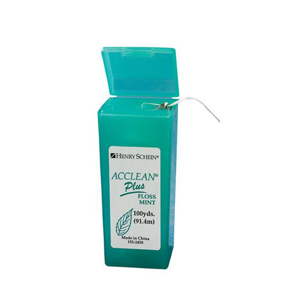 HS Acclean Plus PTFE Floss 100 Yards Office Spool Mint Each - HSHK