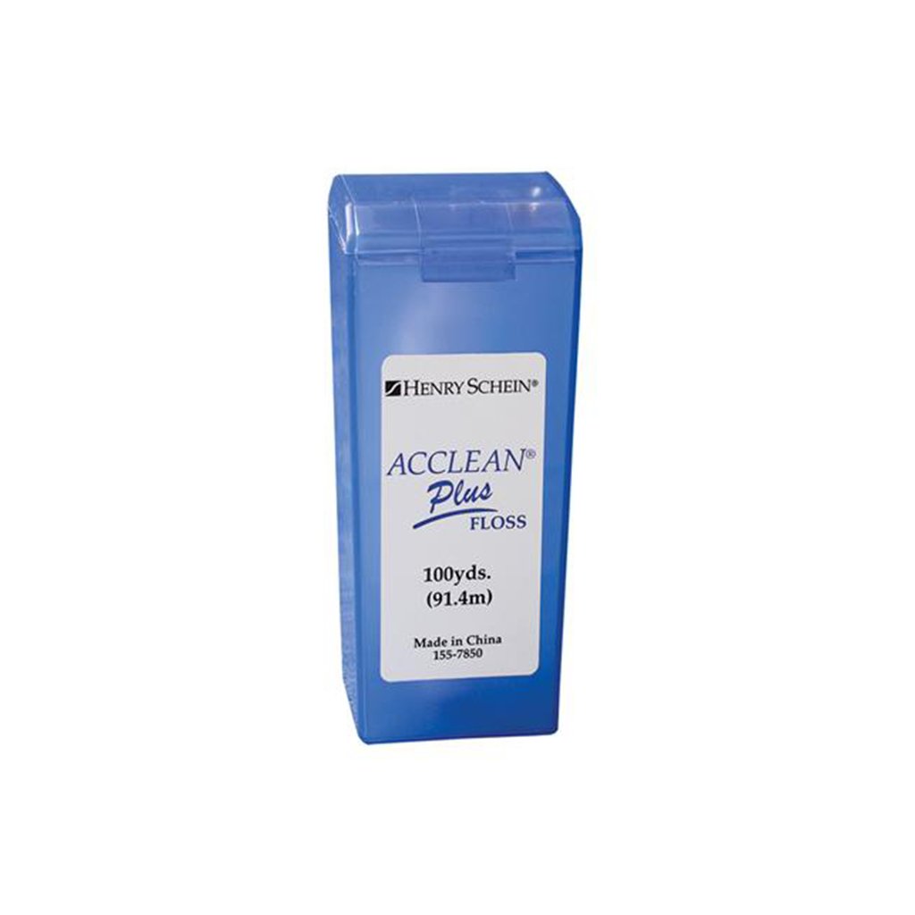 HS Acclean Plus PTFE Floss 100 Yards Office Spool Unflavored Each