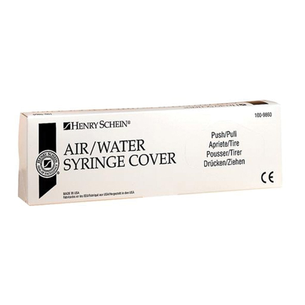 HS Syringe Cover Clear For Air / Water Syringe 2.5&quot; X 10&quot; 500/Box
