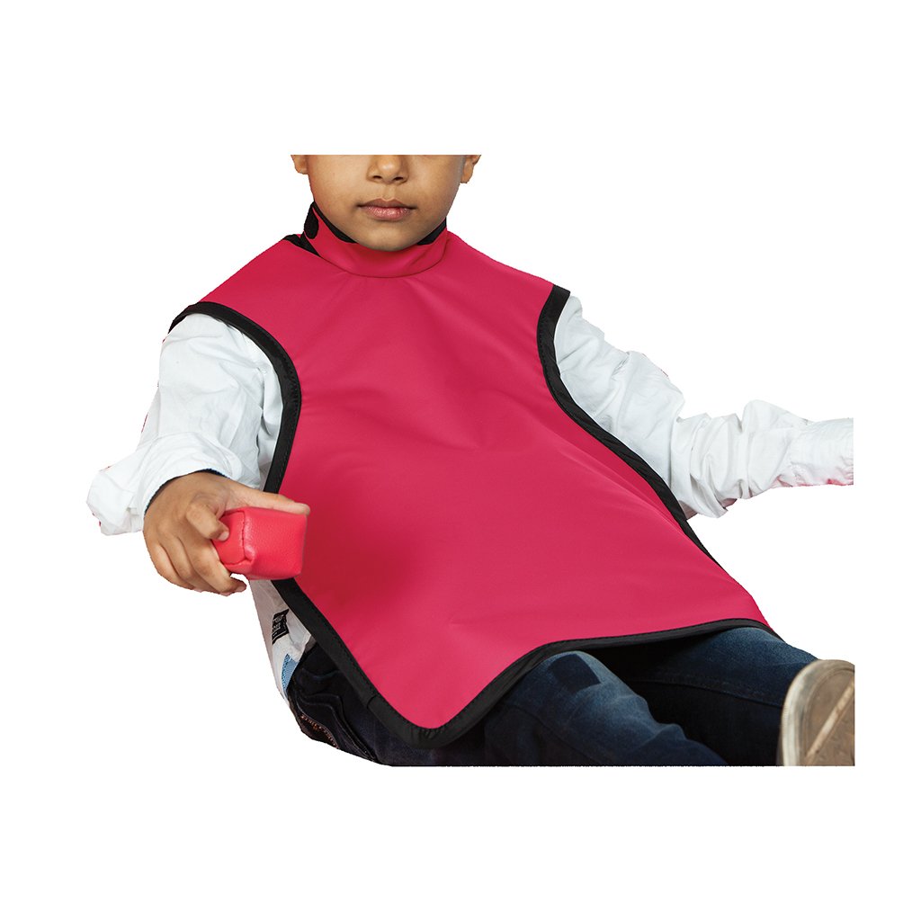 HS Maxi-Gard Apron Child Pink With Collar Each