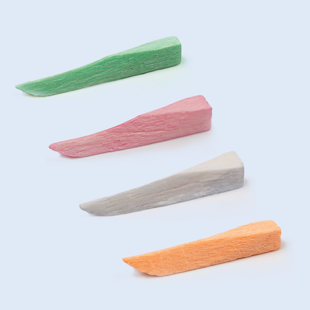 HS Interdental Wedges Size 4 Thin / Mini 0.25" Green Refill 100/Pack